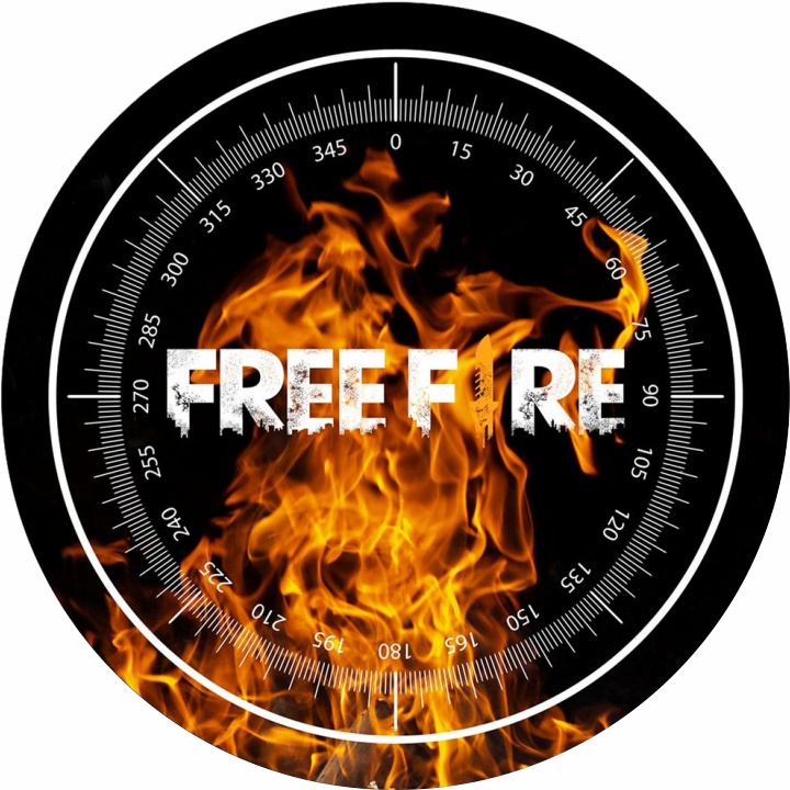 Painel Banner Redondo Free Fire 1,30 Por 1,30 no Elo7