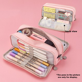 Double pouch on sale pencil case