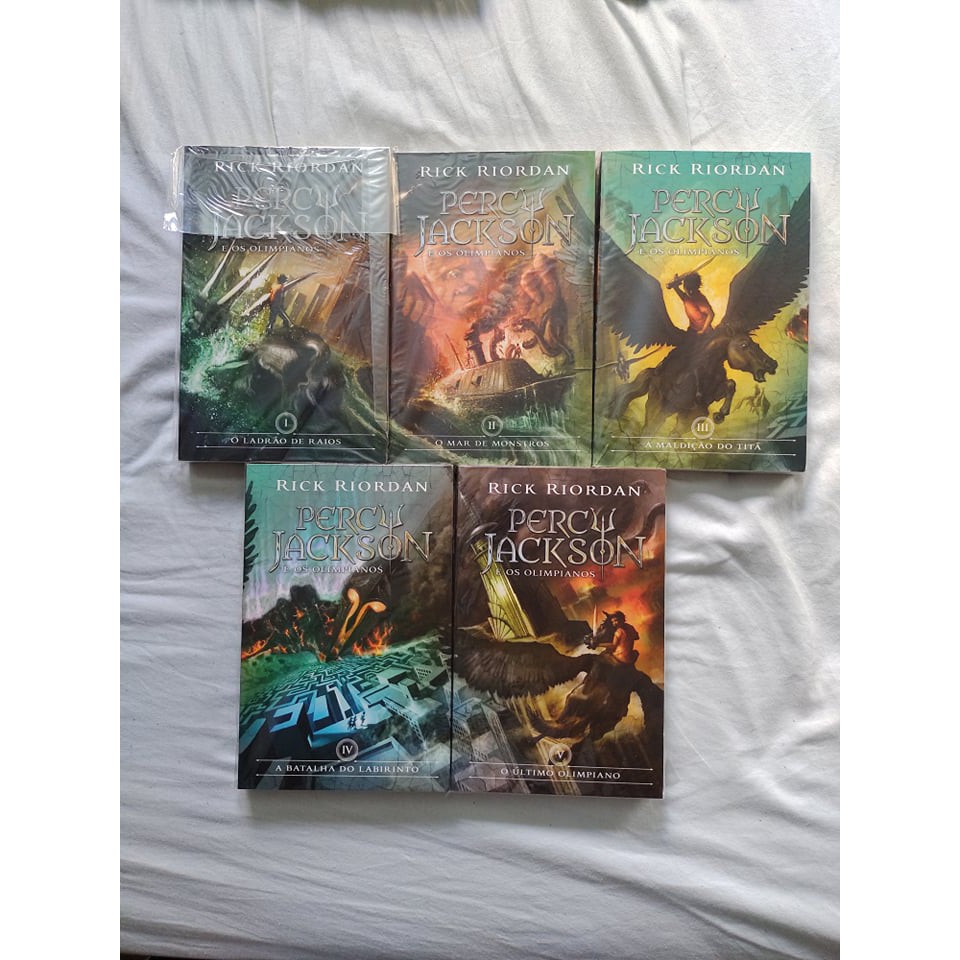 Box Percy Jackson E Os Olimpianos Shopee Brasil