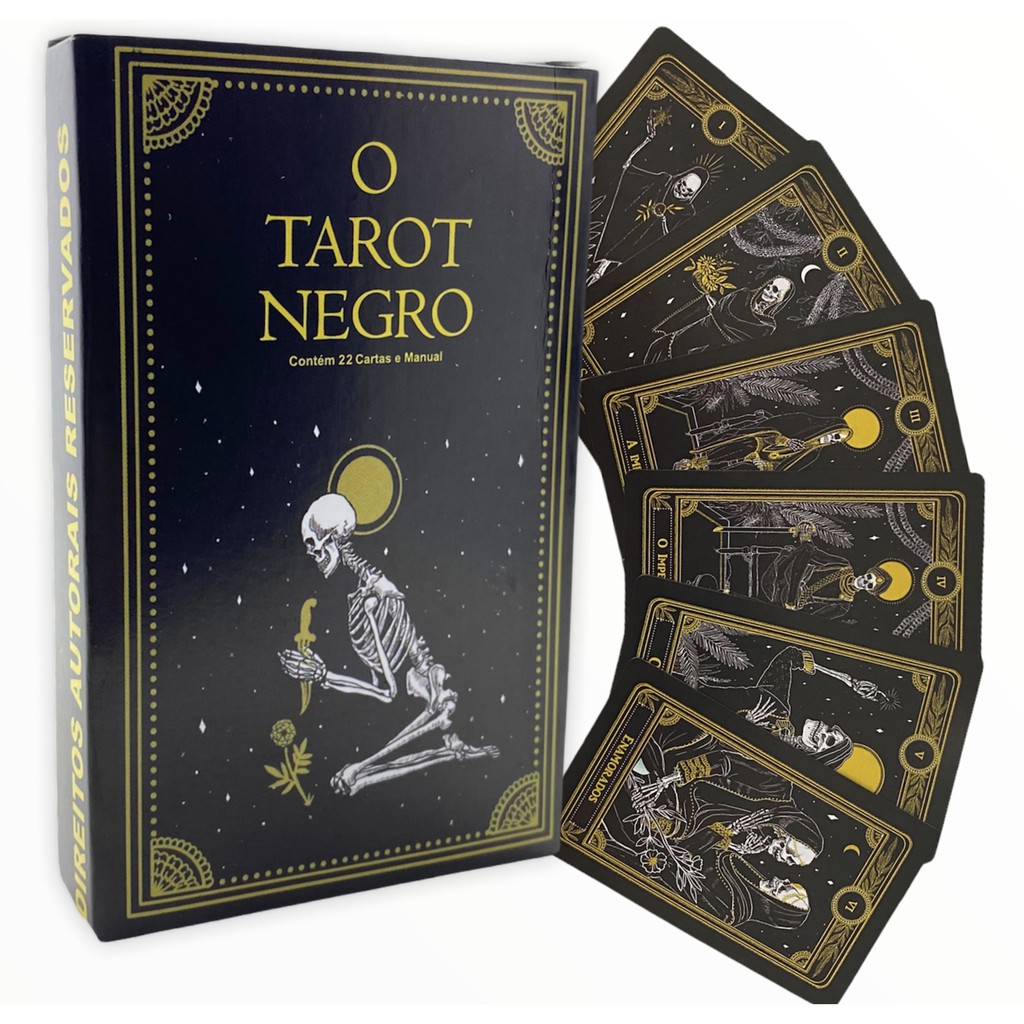 Baralho Tarot dos Orixás Colorido Oráculo Deck 22 Cartas 