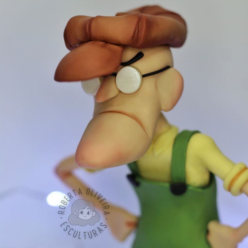 boneco de biscuit/Eustácio bagge/coragem o cão covarde