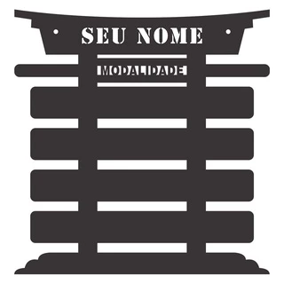 Porta Faixas Personalizado Para Artes Marciais: Judô, Jiu-jitsu, Tae-kwon-do, Karatê e etc