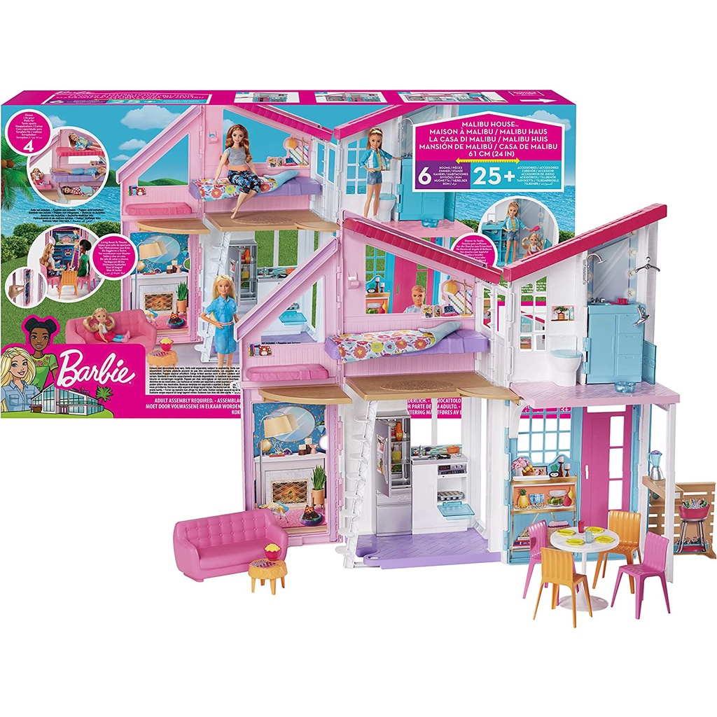 Barbie Casa Em Malibu - Fxg57 - Mattel