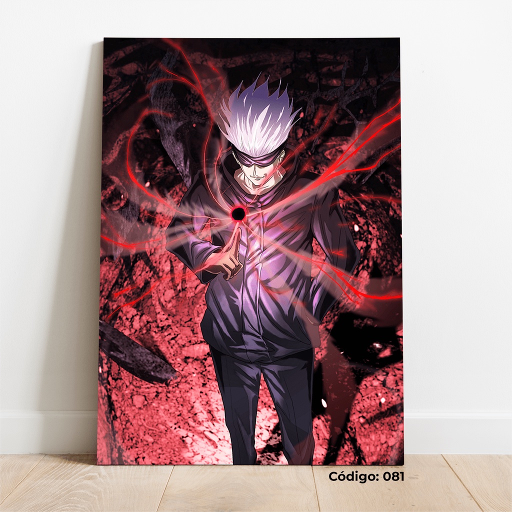 Satoru Gojo - Jujutsu Kaisen - Quadro MDF 14x20 | Shopee Brasil