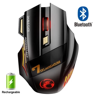 Mouse Gamer Ergonômico Recarregável Sem Fio Bluetooth Computador Mause Com Backlight RGB Silencioso Para PC Portátil