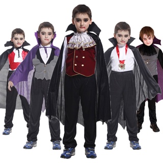 Fantasia Vampiro Drácula Infantil Halloween - SKU 956268