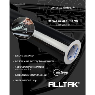 ULTRA ADESIVO BLACK PIANO 1,0 X 1,38
