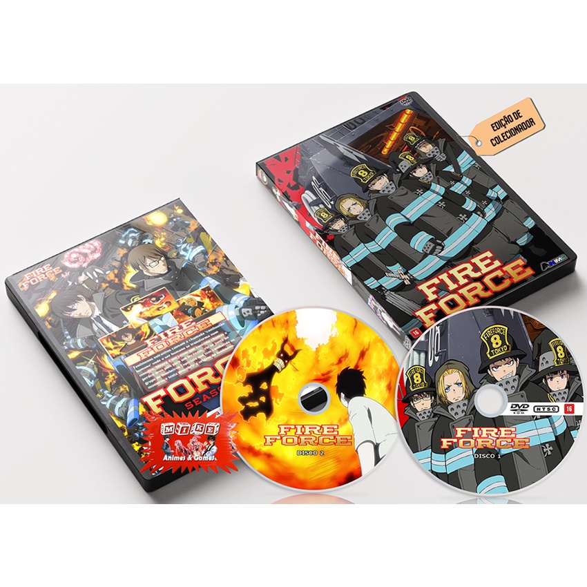 Dvd Eren No Shouboutai Fire Force Legendado Série Completa | Shopee Brasil