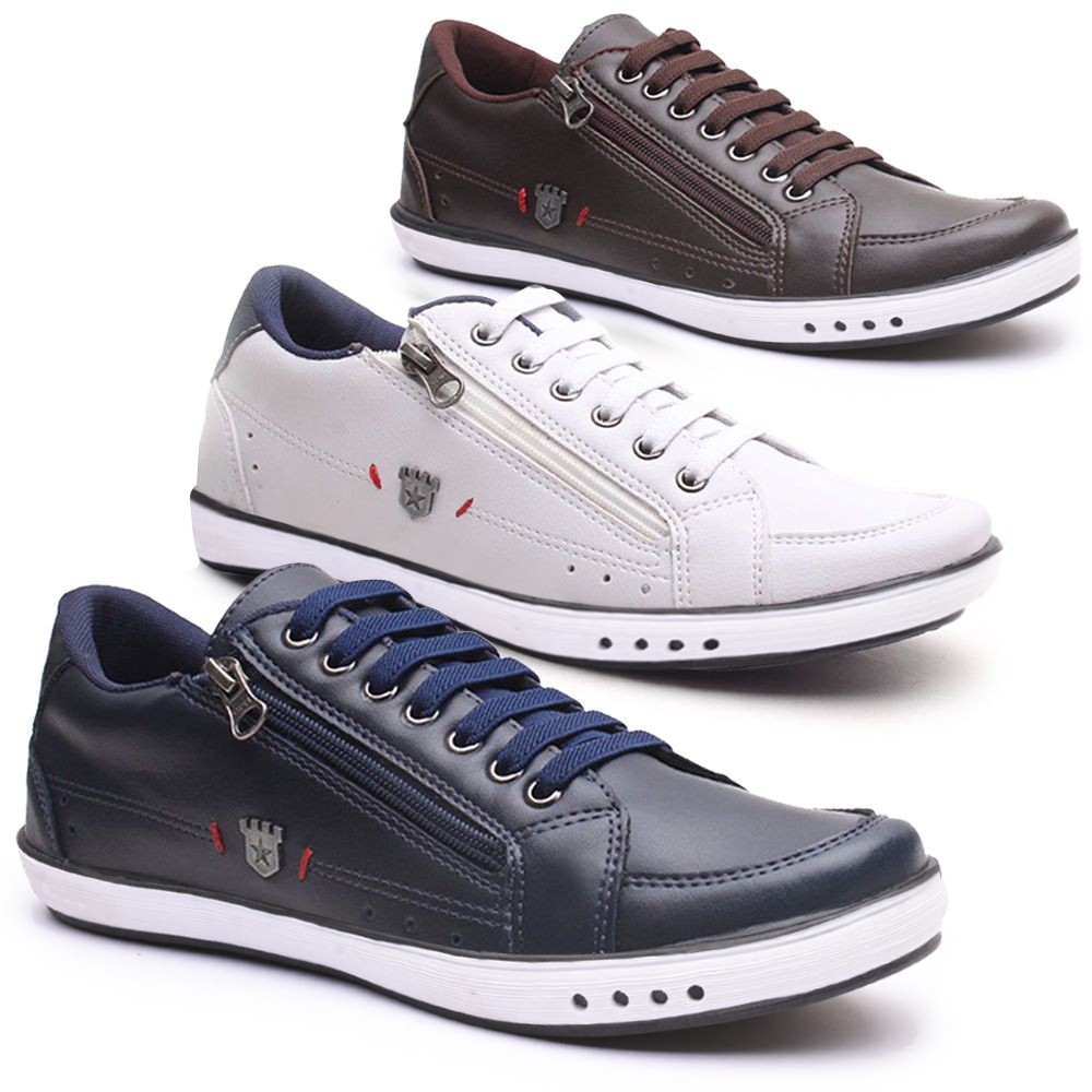 Kit Casual 3 Sapatênis Calce Facil Versales 189