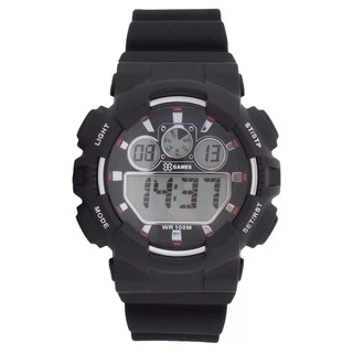 Relogio XGames original masculino digital esportivo preto pulseira borracha XMPPD345 BXPX