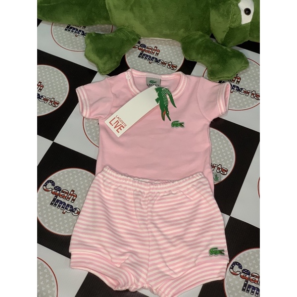 conjunto Lacoste para bebê menina