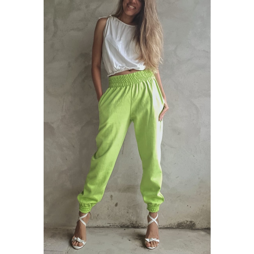 Calca best sale jogger neon