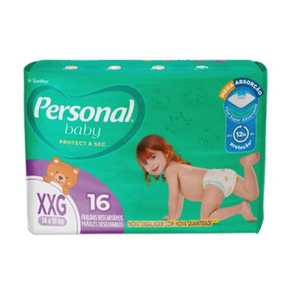 Kit 3 Pacotes Fralda Personal Jumbo – P (28) M (26) G (22) Xg (18