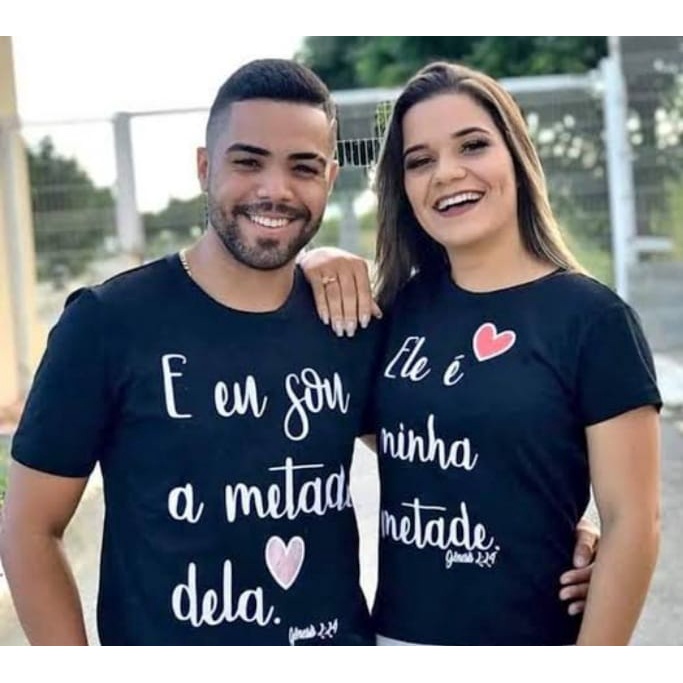 Vestido e best sale camiseta casal