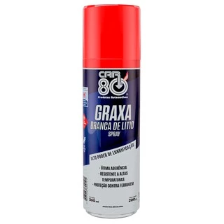 Graxa Branca De Lítio Spray 300ml Car80