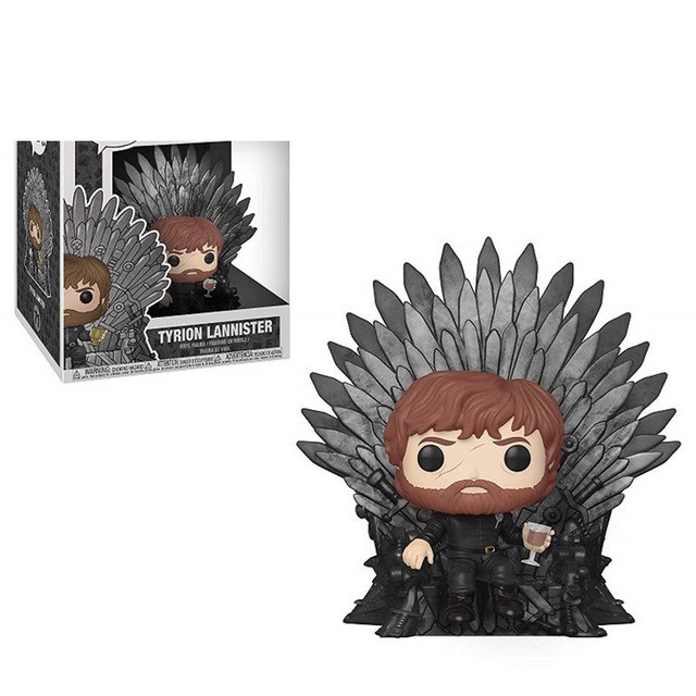 Funko POP Deluxe Game S10 Jon Snow Daenerys Night King Tyrion Sitting on Iron Throne Collectible Figure Toy Shopee Brasil