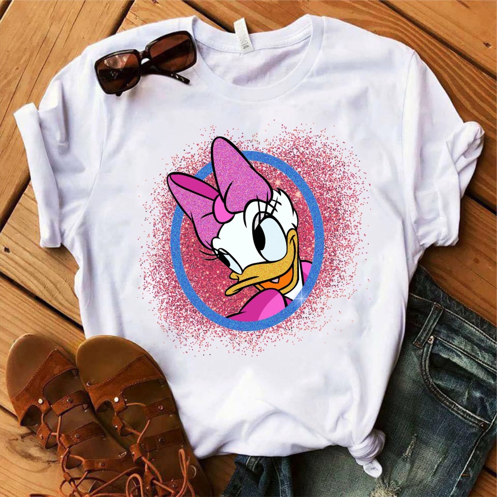 Tshirt Camisetas blusas femininas Disney Margarida com Strass