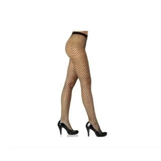 Meia-Calça/Meia-Fina/Meia Comprida Arrastão Cor Preta/Branco/Vermelho em Oferta na Shopee