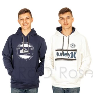 Kit 2 Casacos Blusas Canguru Masculino Peluciado Muiltimarcas