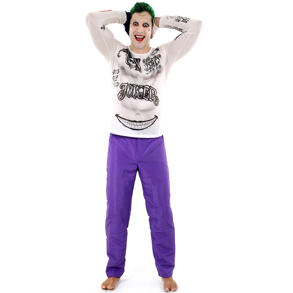 Fantasia Coringa Esquadrao Suicida Teen | Shopee Brasil