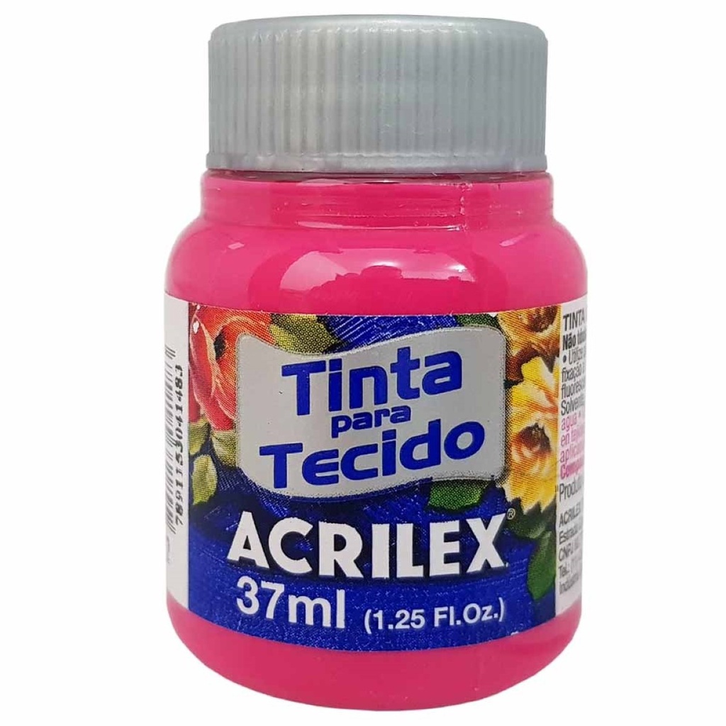 Tinta para Tecido 37ml 542 Rosa Escuro Acrilex | Shopee Brasil