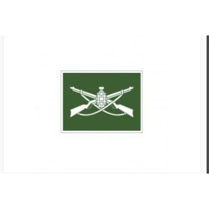 Divisa Emborrachada Arma Quadro Serviço Exército Brasileiro