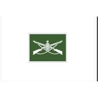 Divisa Emborrachada Arma Quadro Serviço Exército Brasileiro