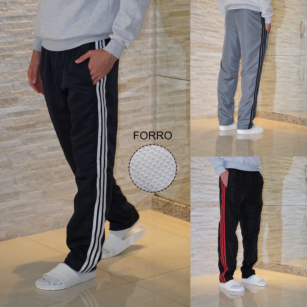 Calça store masculina microfibra