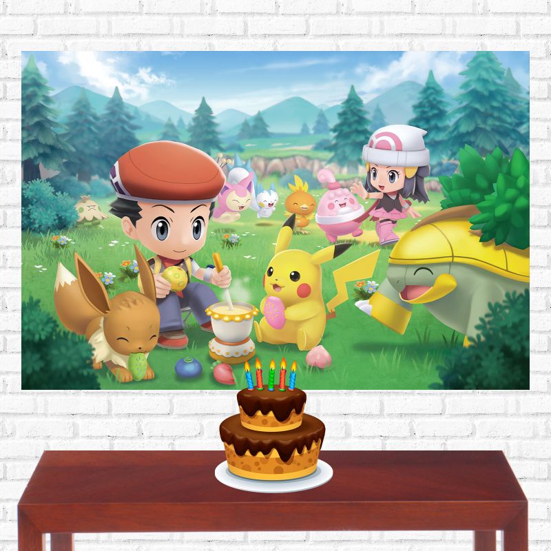 Pokemon linda imagem para painel de aniversários e decorações em geral png