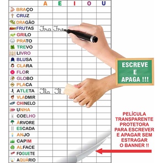 Banner Chamadinha, Tempo, Calendário, Partes do Corpo - Loja PlimShop