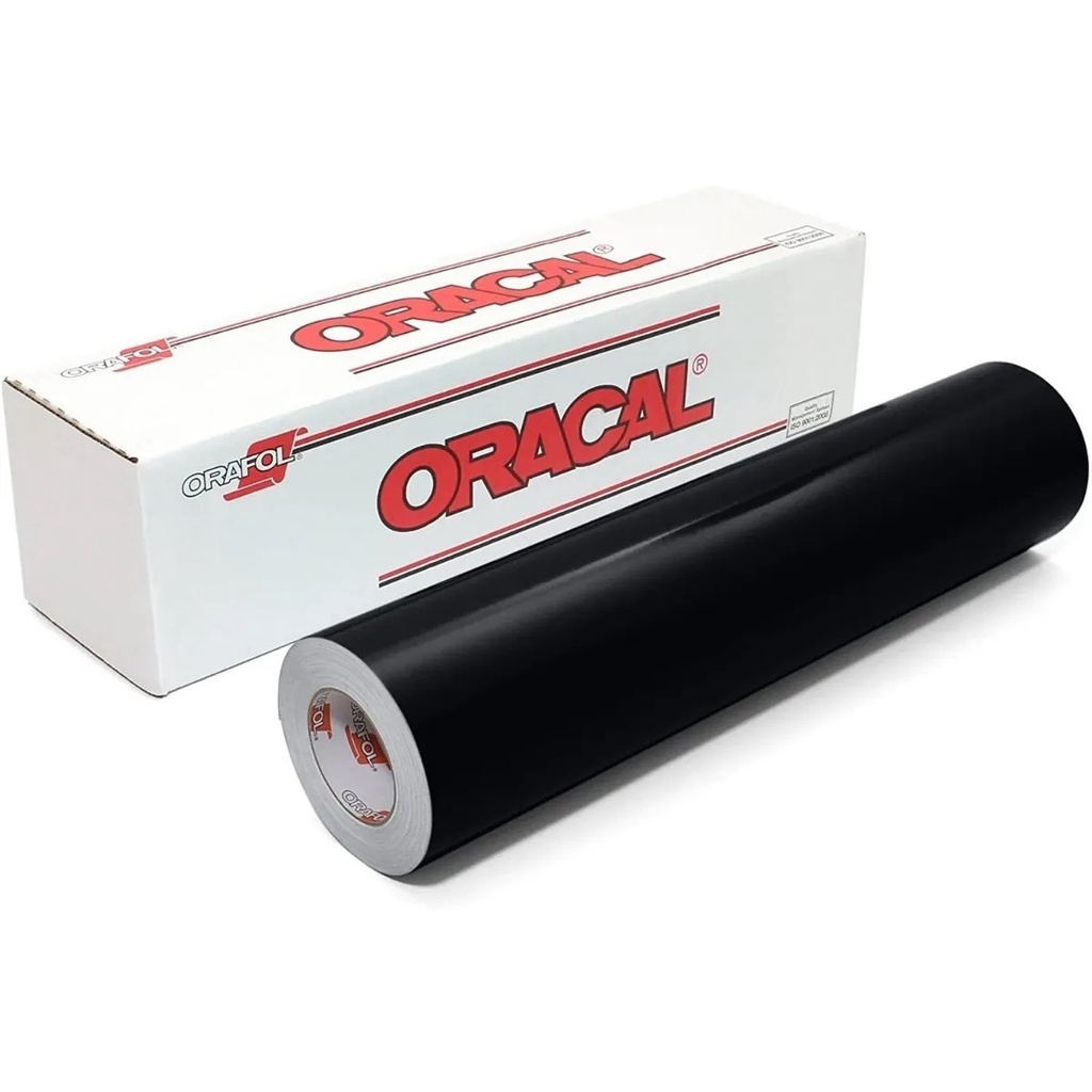 Adesivo Para Envelopamento Oracal 651 Preto Fosco Largura 50cm X 1,26m