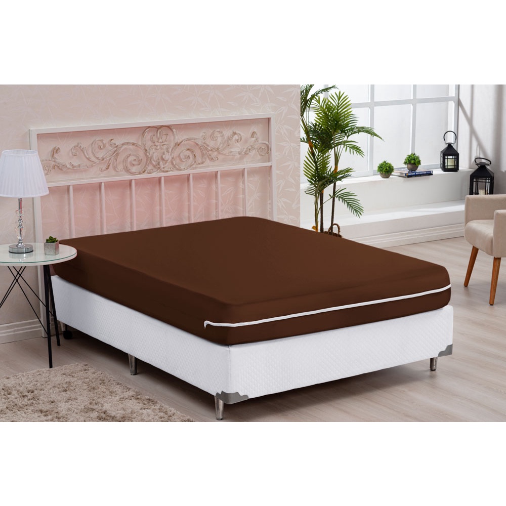 Capa de Colchão Casal Malha Gel com Zíper | Shopee Brasil
