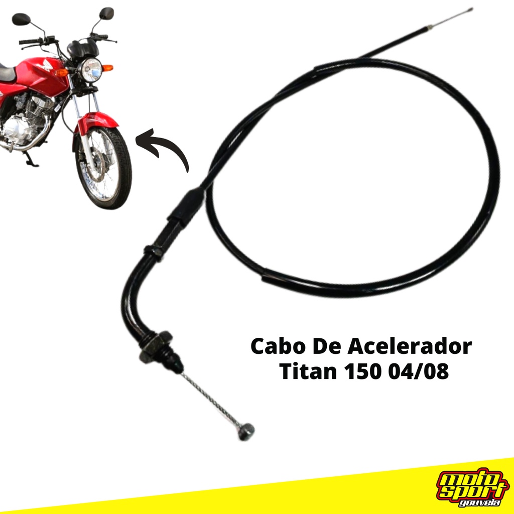 Cabo Acelerador Honda Cg Titan Fan Carburada De A Modelo