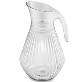 Jarra Axe Canelada Com Alça 2L Jarra Plástica Água E Suco Transparente UZ