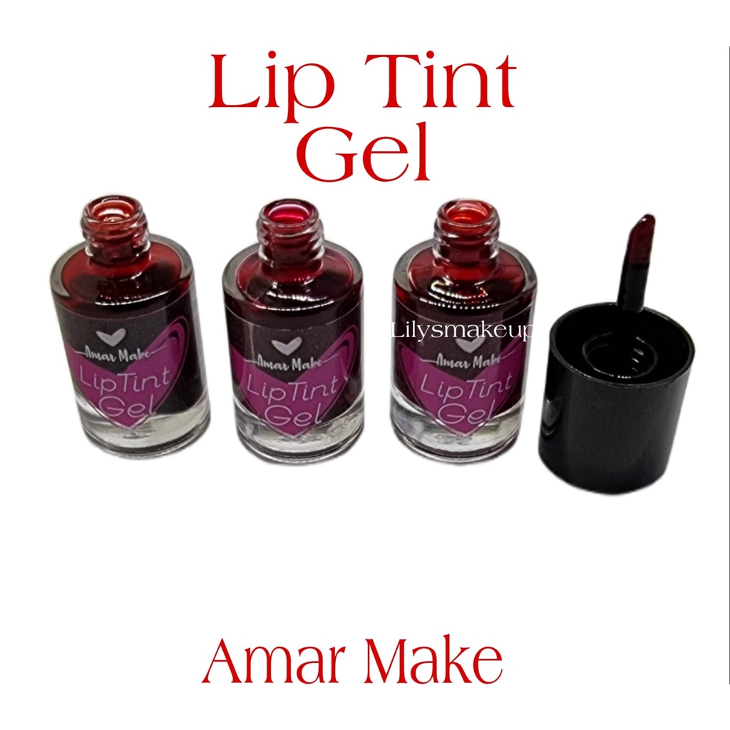Lip Tint Gel Batom 24 horas Amar Make Shopee Brasil