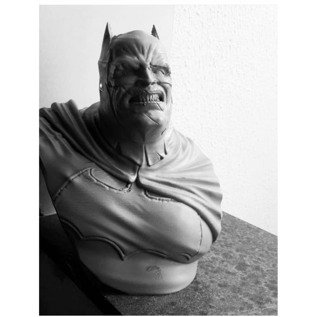 Busto Batman Estátua DC 14cm de Altura Impressão 3D