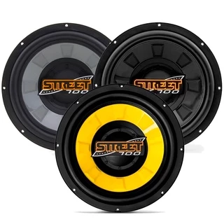Alto Falante Subwoofer 700w grave Treme Tudo gravão Spyder Street Preto