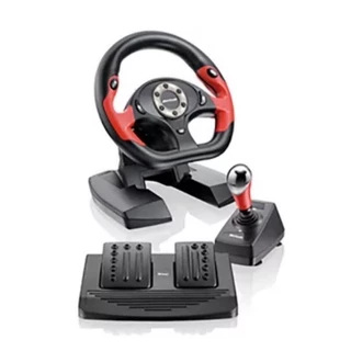 PS2 PS3 PC Volante, pedal e cambio Multilaser JS050