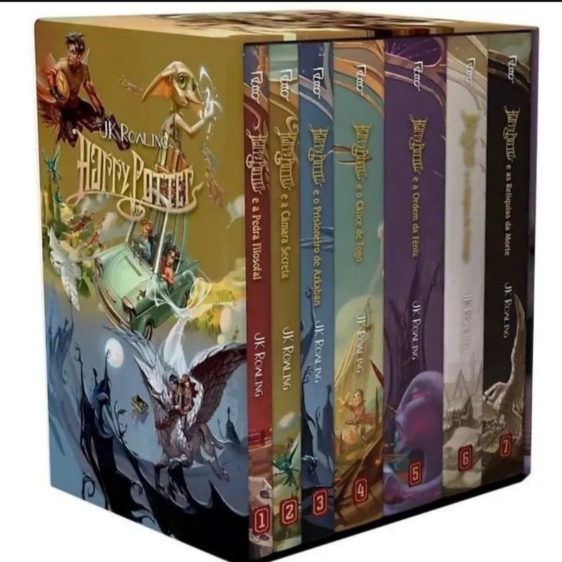 Box Harry Potter Coleção Série Completa ( Box 7 Livros ) | Shopee Brasil