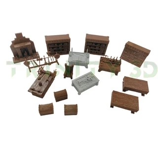 Heroquest Hero Quest Kit De Cenário - Mobílias 3d Miniaturas 3D