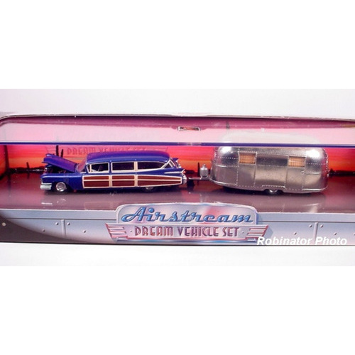 100% ホットウィール Airstream DREAM VEHICLE SET Hot Wheels 100% Airstream Cadillac Dream Vehicle Trailer Cas