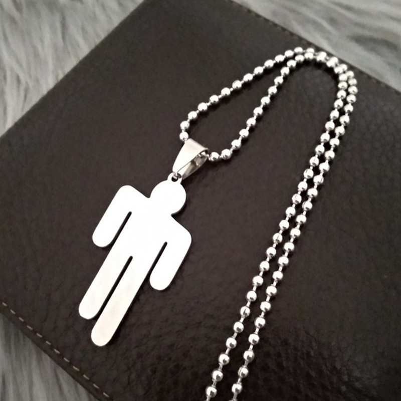Colar Billie Eilish Blohsh aço inoxidável não amarela | Shopee Brasil
