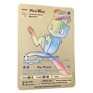 Compre Pokemon Iron Shiny Cards Spanish Pikachu Charizard Gold