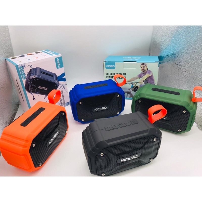Caixa de som Portátil Bluetooth Resistente a água marca Kimiso caixinha ...