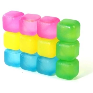 gelo cubos artificial ecológico reutilizável com 12 cubos