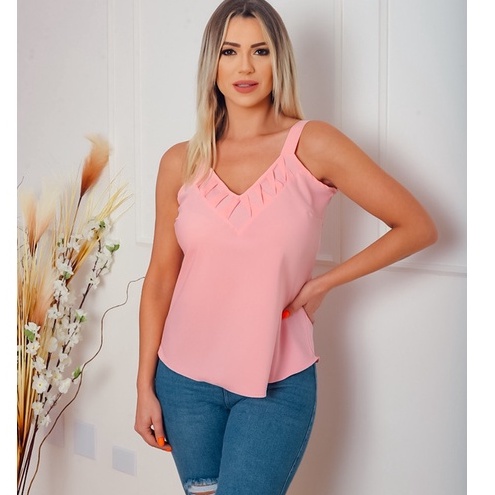 Camisa regata social store feminina