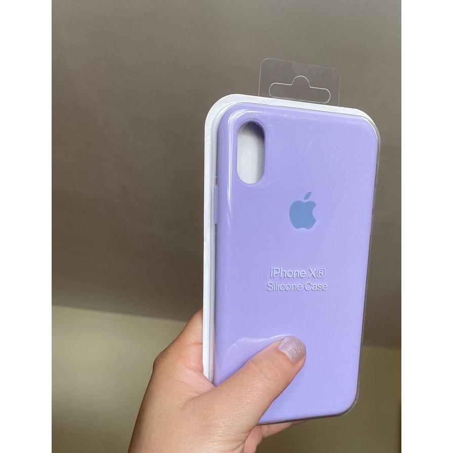 Capa silicone case iphone xr lilas - Apple - Espaço Case - Loja Acessórios  Celular Maceió