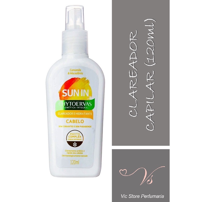 Clareador Sun In Spray Para Cabelos - Original Phytoervas 120ml ...