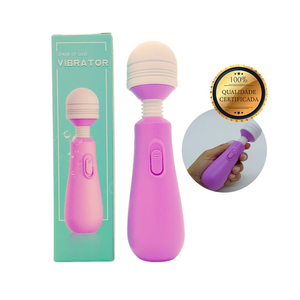 Mini Massageador Portatil Varinha Magica Super Potente Mini Varinha