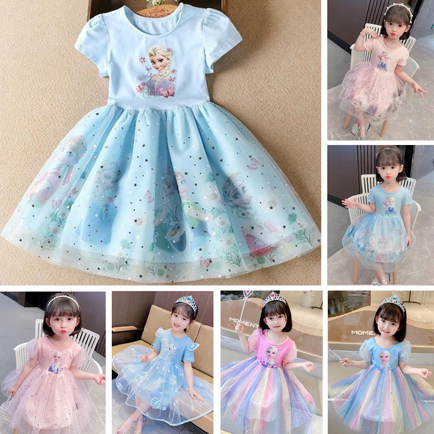 Dzyoleize Fantasia da Princesa Elsa Vestido de tule para meninas da Frozen  Vestido de baile para festa de Halloween, Carnaval, Natal, Aniversário e  Noite (as2, age, 3_years, 4_years, regular, Azul)